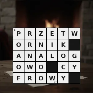 Hasło krzyżówkowe układ służący do zamiany sygnału analogowego na sygnał cyfrowy - przetwornik analogowo-cyfrowy – rozwiązanie, synonimy, podpowiedzi i definicje krzyżówkowe